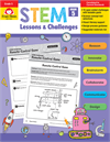 Book Cover: Evan Moor STEM Lessons & Challenges, Grade 5